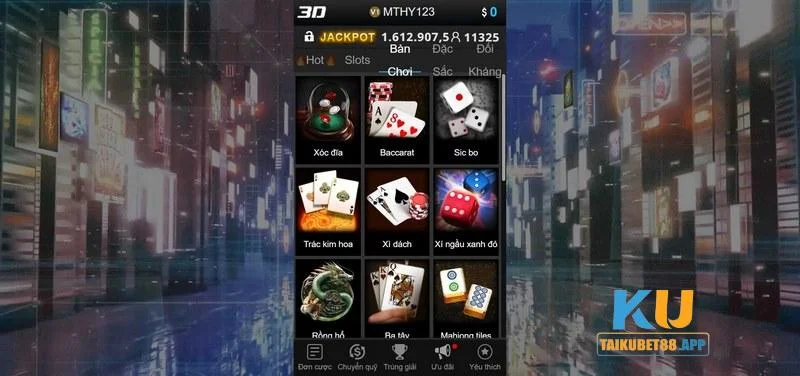 Casino Kubet đa dạng và đẳng cấp